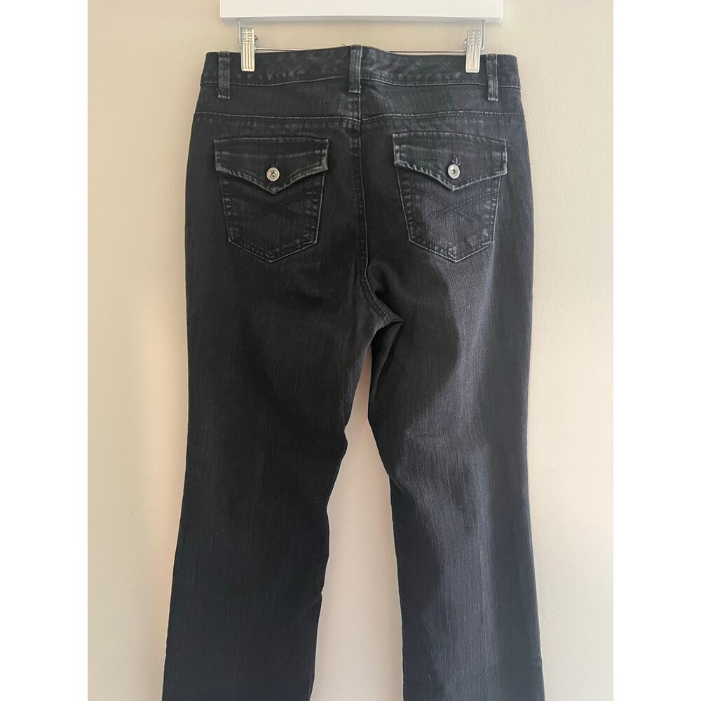 Vintage Sonoma Original Boot Cut Jeans Black Size 10 Short JJ - Picture 9 of 11